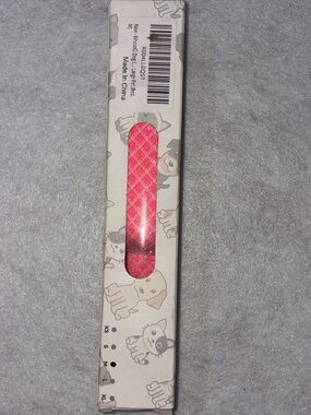 Pink Smart Dog Collar with Matching Accessory